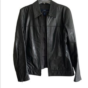Gap soft leather fall jacket